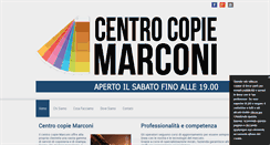Desktop Screenshot of centrocopiemarconi.it